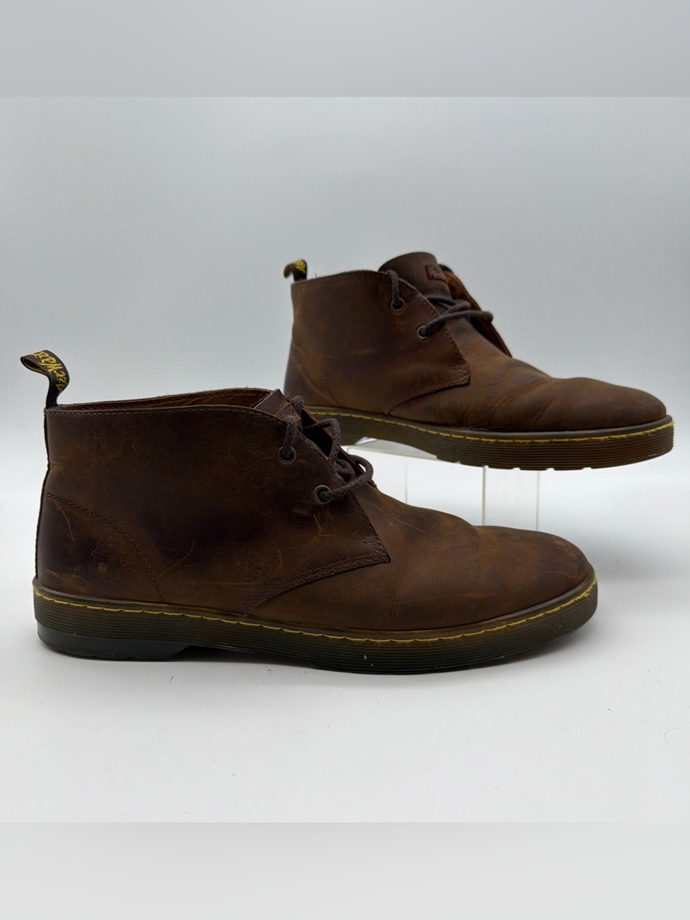 Dr. Martens Cabrillo Brown Crazy Leather Chukka Ankle Boots Mens 12 Classic